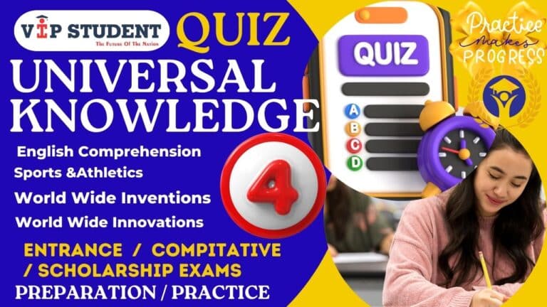 UNIVERSAL KNOWLEDGE QUIZ 4