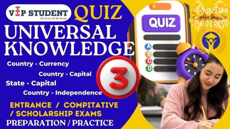 UNIVERSAL KNOWLEDGE QUIZ 3