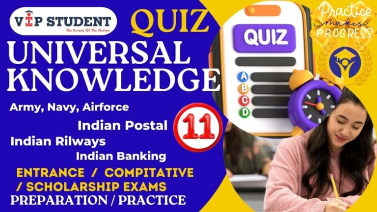 UNIVERSAL KNOWLEDGE QUIZ 11