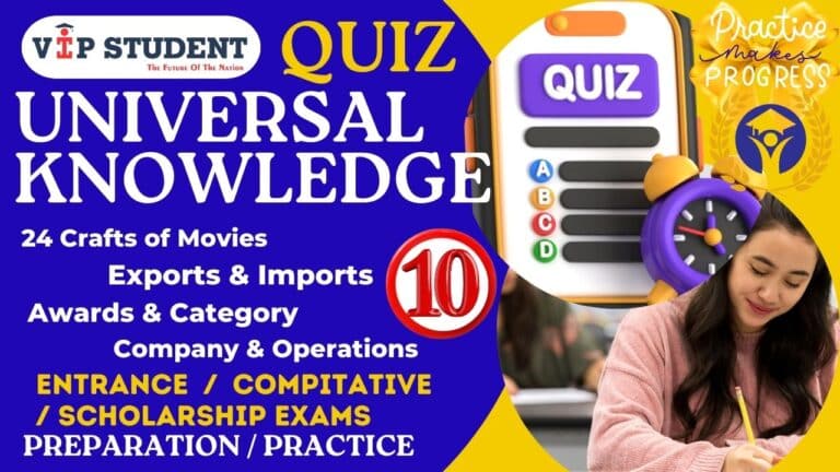 UNIVERSAL KNOWLEDGE QUIZ 10